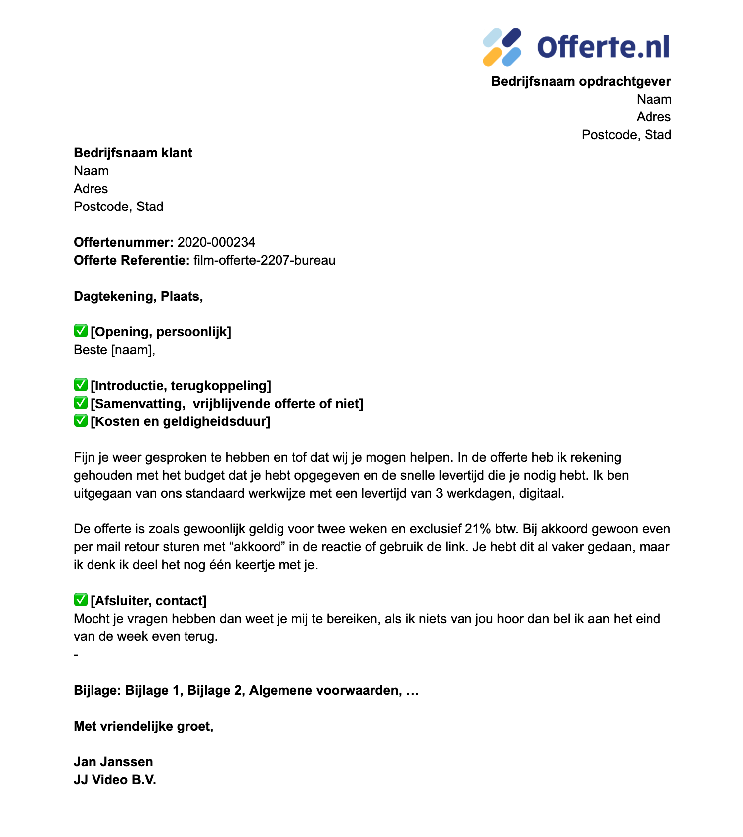 Voorbeeld Aanvraag Brief